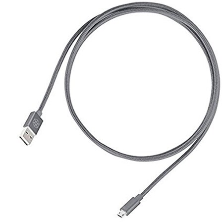 Silverstone Reversible USB-A to Micro-B Cable - Charcoal CPU01C-500